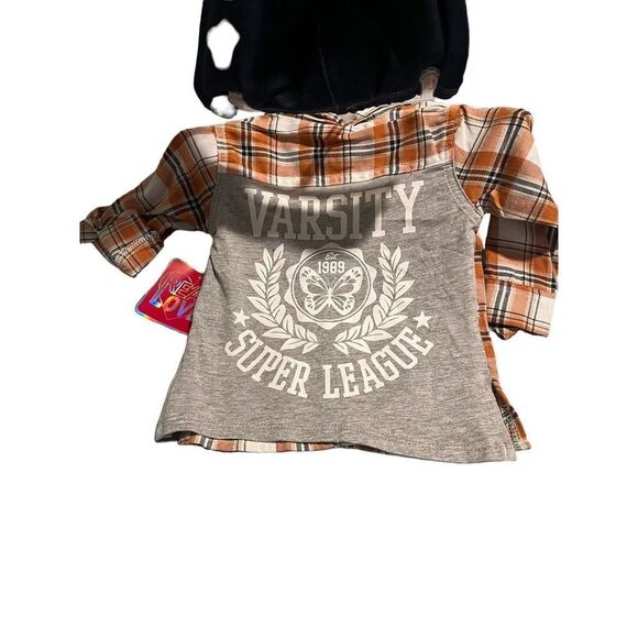 Real Love Boys Shirt Pant Set 12 Months 2 Piece NEW - Picture 7 of 10